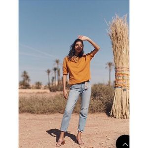 Madewell Raw Edge Henley Tee